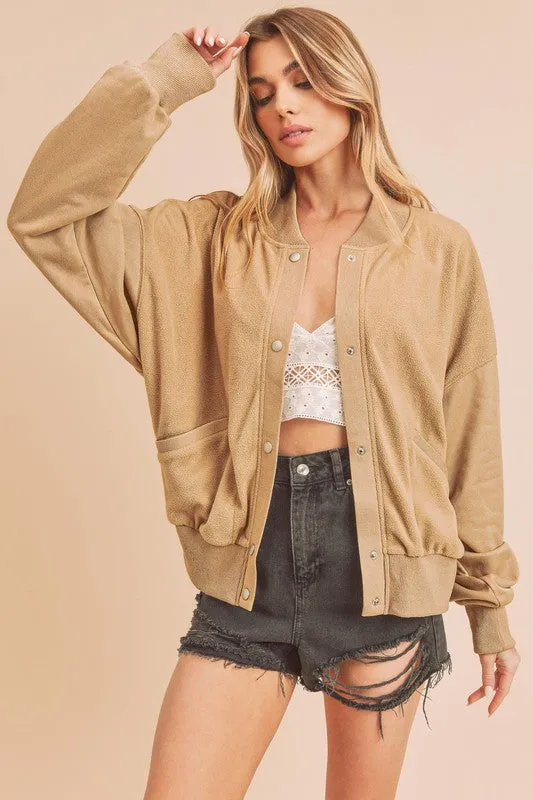 Bomber Jacket | 5 colors - All Sales Final