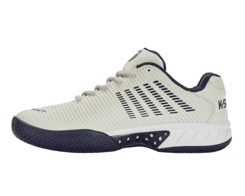 K-Swiss Men's Hypercourt Express 2 2E Gray White Peacoat Shoes