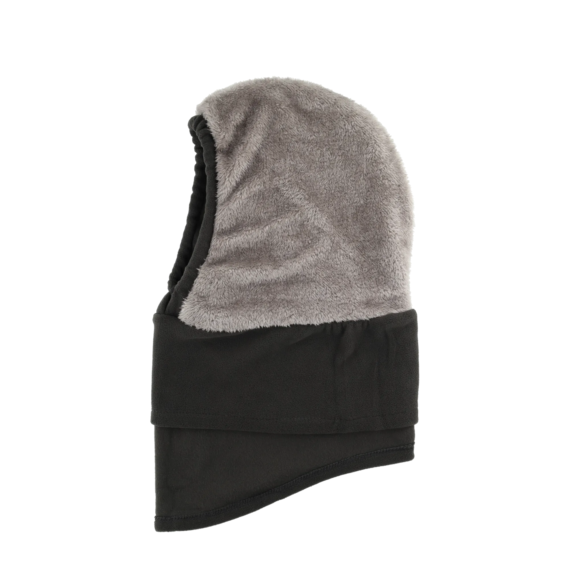Lined Fleece Ski Balaclava Motorcycle Neck Warmer Cold   UV Face Protection Mask - Dark Gray
